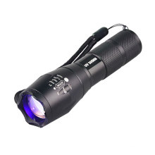 Aluminum Zoom UV flashlight